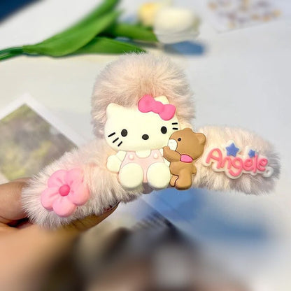 Adorable Sanrio Plush Claw Hair Clip