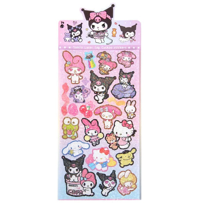 Sanrio Holographic Sticker Sheet - Assorted Cute Characters & Designs