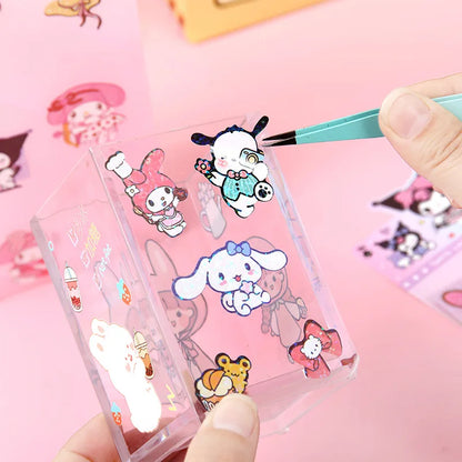 Sanrio Holographic Sticker Sheet - Assorted Cute Characters & Designs